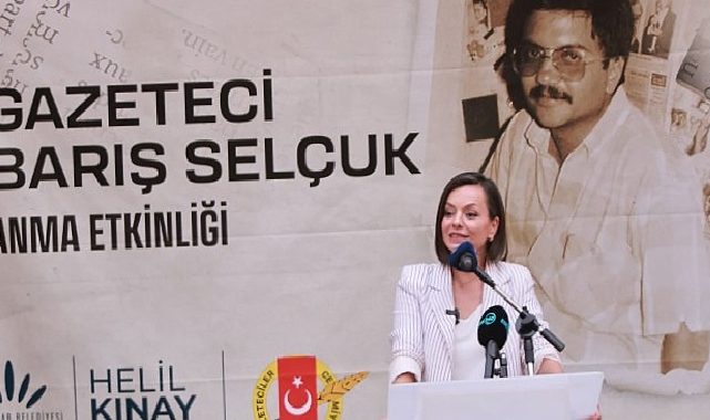 Karabağlar ‘da Gazeteci Barış Selçuk hürmetle anıldı
