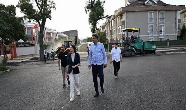 Kartepe’de Asfalt Çalışmaları Devam Ediyor
