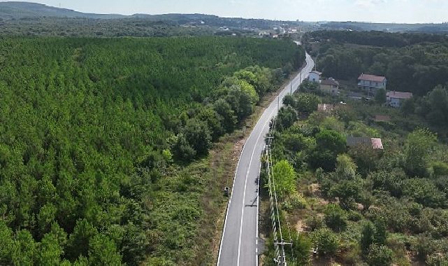 Kefken Atatürk Caddesi baştan sona yenilendi