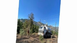 Kemer’de korkutan yangın