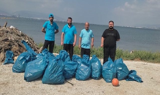 Kocaeli’nin kıyı şeritleri 10 ton atıktan arındırıldı