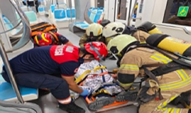 Konak Tramvayı’nda nefes kesen tatbikat