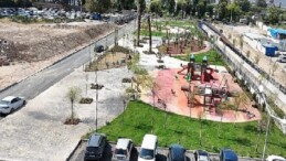 Konak’a yeni nefes alanı: 6 bin metrekarelik park hizmete açılıyor