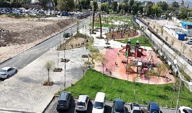 Konak’a yeni nefes alanı: 6 bin metrekarelik park hizmete açılıyor