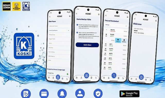 KOSKİ Mobil Uygulaması İndirme Sayısı 200 Bini Aştı