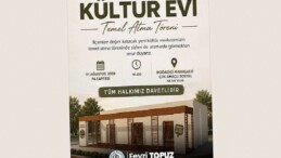 Kültür Meskeni için temel atma töreni gerçekleştirilecek