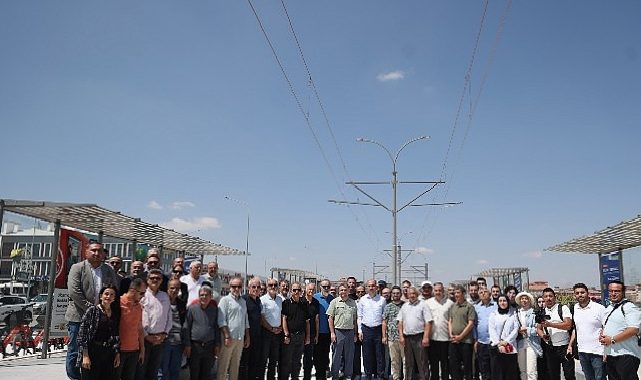 Lider Altay Basın Mensuplarıyla Birlikte Raylı Sistem Projelerini İnceledi