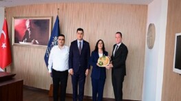 Lider Çerçioğlu’na Aydın Sanayi Odası, Ege Kuru Meyve ve Mamulleri İhracatçıları Birliği ve Nazilli Ticaret Borsası’ndan Ziyaret