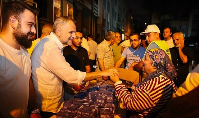 Lider Vekili Akın’dan kandil simidi ikramı