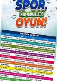 Maltepe’nin mahallelerinde ‘Spor ve Oyun Şöleni’ heyecanı yaşanacak