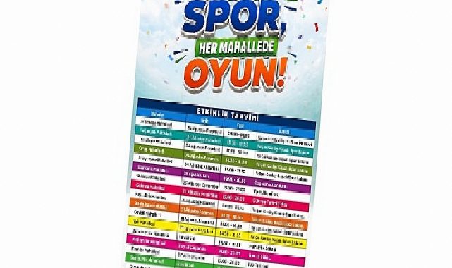 Maltepe’nin mahallelerinde ‘Spor ve Oyun Şöleni’ heyecanı yaşanacak