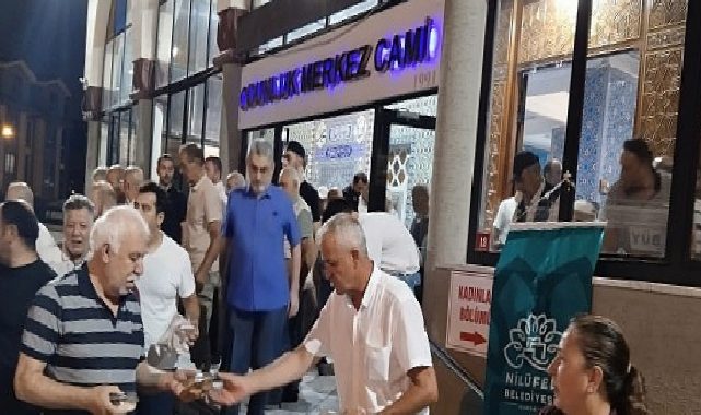 Nilüfer Belediyesi’den kandil simidi ikramı