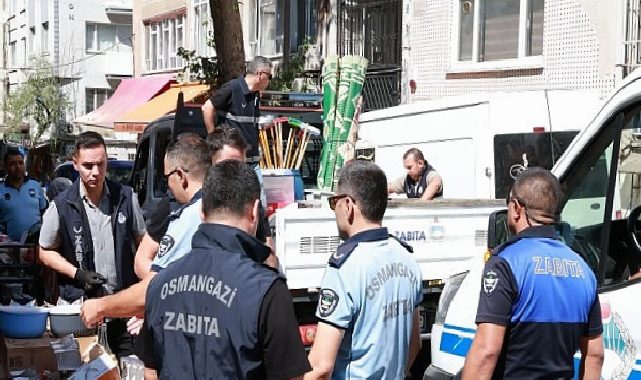 Osmangazi Belediyesi Kaldırım İşgallerine Fırsat Vermiyor