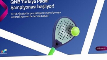 QNB Türkiye Ana Sponsorluğunda Türkiye’nin İlk Padel Türkiye Şampiyonası Başlıyor