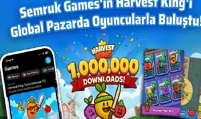Semruk Games’in Harvest King’i Küresel Pazarda Oyuncularla Buluştu!