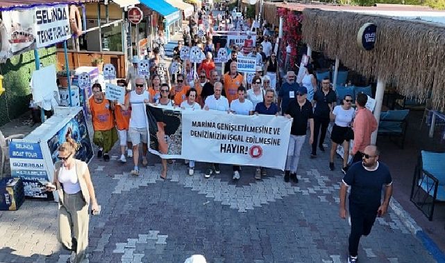 Sığacık’tan güçlü ileti: “Deniz bizim, Sığacık hepimizin”