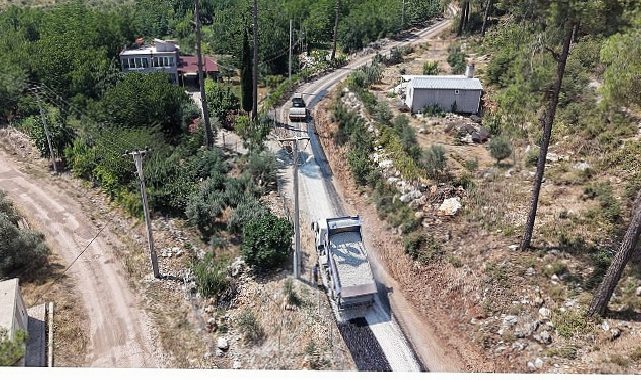 Yayla yollarında asfaltlama çalışmaları başladı