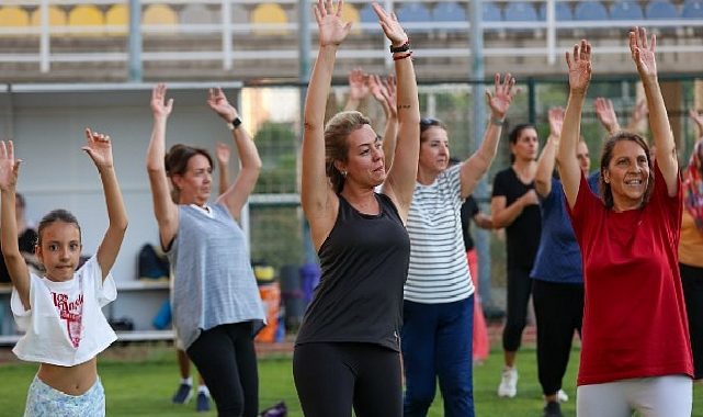Zumba ve pilates dersleri şimdi Buca Arena Stadı’nda