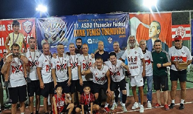 11. ASDD Efsaneler Futbol Ayak Tenisi Turnuvası sona erdi