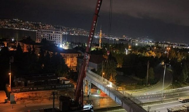 80 tonluk tabliye tek atakta yerine konuldu