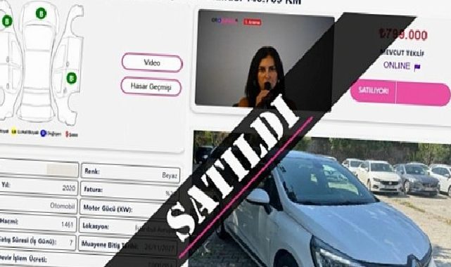 Açık artırmada araçlar ortalama 60 saniyede satılıyor