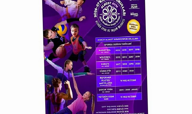 Aliağa Belediyesi’nin 2026-2027 Kış Spor Okulları Kayıtları Başlıyor