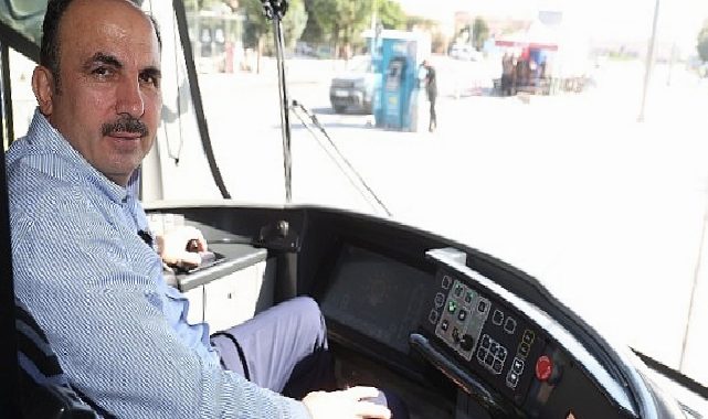 Başkan Altay, Tamamlanan Adliye-Şehir Hastanesi Tramvay Çizgisi’nde Test Sürüşü Yaptı