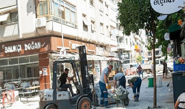 Bostanlı Cemal Bülbül Sokak’ta yenileme atılımı başladı