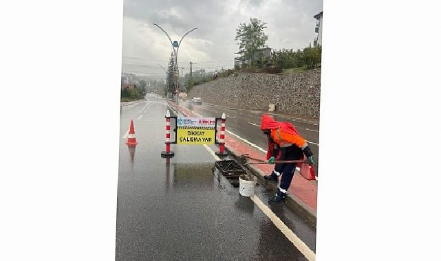Büyükşehir takımları yağışa karşı teyakkuzda
