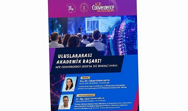 DEÜ’nün İki Bilimsel Çalışması ACR Convergence 2026’da