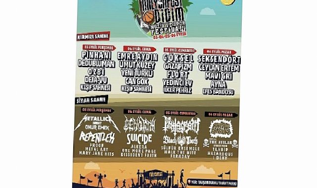 Didim Belediyesi’nin katkılarıyla düzenlenen MilyonFest Didim’de şenlik heyecanı başladı