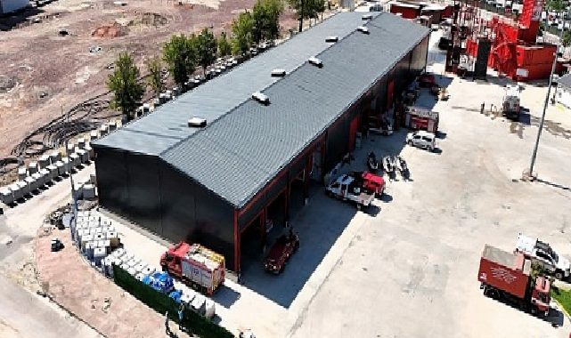 İtfaiye depo binası tamamlandı