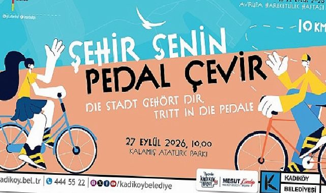 Kadıköy’de “Şehir Senin, Pedal Çevir” aktifliği
