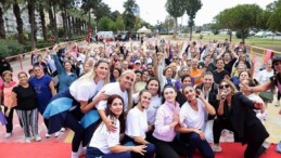 Konaklılar güne yogayla başladı