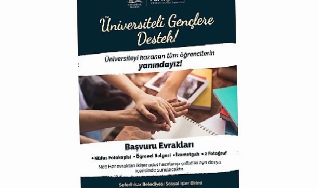 Seferihisar Belediyesi’nden üniversiteli gençlere takviye
