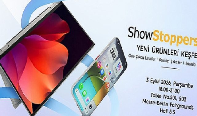 TECNO, Yeni Jenerasyon Çerçevesiz Konsept Telefonunu ve 360° Menteşeli MEGABOOK T15 360 Pro Modelini IFA ShowStoppers® 2026’da Sahneye Çıkarıyor