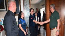 Zabıta Müdürü Kurtoğlu’ndan Başkan Topaloğlu’na ziyaret
