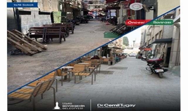 Alsancak’ın kalbinde altyapının akabinde sıra üstyapıda