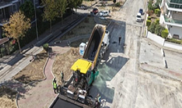 Ataşehir ve Harmandalı’da yollar yenileniyor