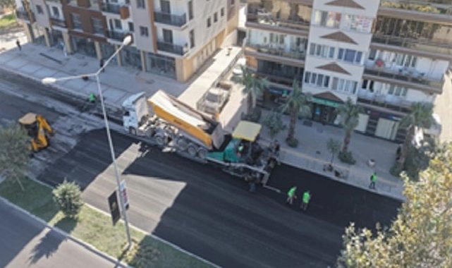 Bayraklı-Bornova sınırında 5 kilometrelik yenileme