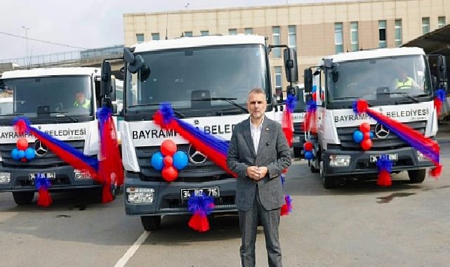 Bayrampaşa’nın paklık filosuna 3 yeni araç