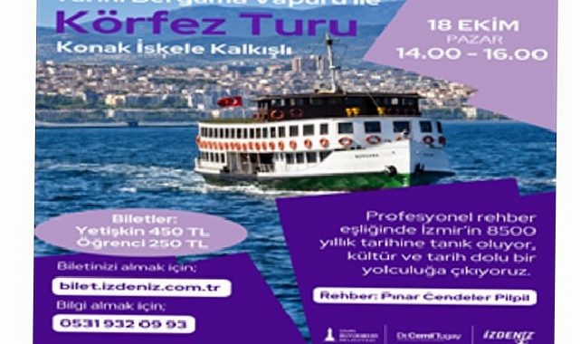 Bergama Vapuru ile tarihe seyahat tekrar başlıyor