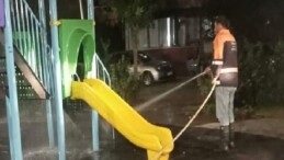 Burhaniye Belediyesi Paklık İşleri takımları 7/24 alanda