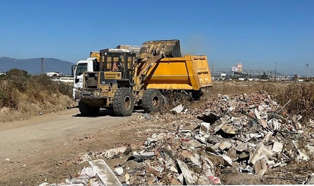 Burhaniye Belediyesi’nden Kaçak Moloz Dökümüne Sıkı Kontrol