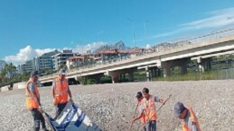 Büyükşehir Belediyesi grupları gece boyunca alanda vazife yaptı