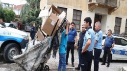 Büyükşehir Zabıtasından Balbey Mahallesinde hurda ve atık depolarına operasyon