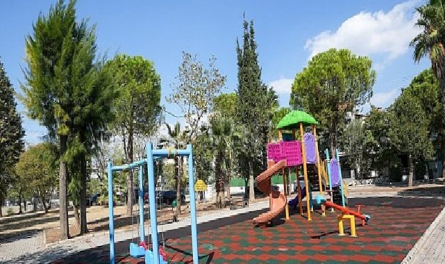 Gaziemir’in parklarında bakım ve yenileme çalışması