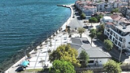 Gölcük Ulaşlı kıyısı yeni görünümüne kavuştu