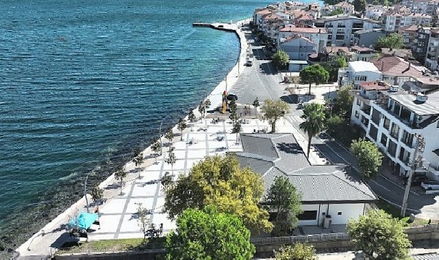 Gölcük Ulaşlı kıyısı yeni görünümüne kavuştu