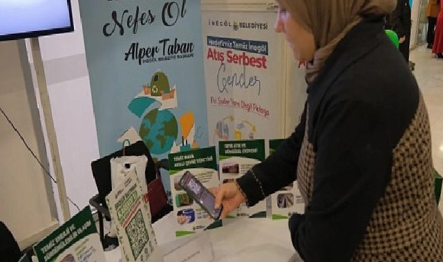 İnegöl Belediyesi’nden Sıfır Atık Etkinliğinde Örnek Uygulama